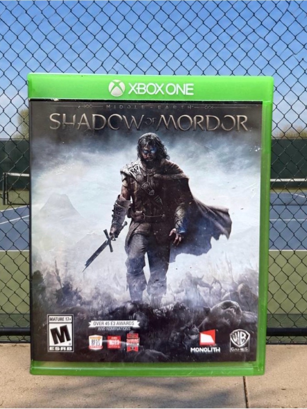 Xbox One Shadow of Mordor - Green Case